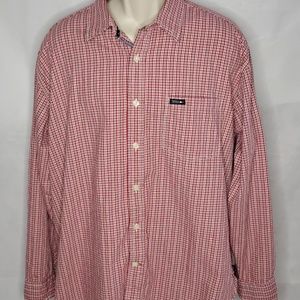 Tommy Hilfiger plaid button down XL